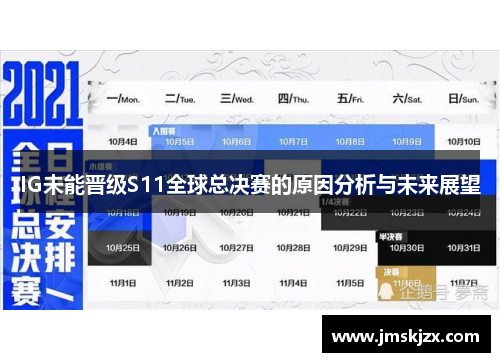 IG未能晋级S11全球总决赛的原因分析与未来展望